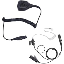 WODASEN Speaker Mic and Earpiece for Ailunce HD1 hg1 hag1 Retevis RT29 RT47 RT47V RT48 RT82 RT83 RT87 NR30 RB23 RB46 GP328plus
