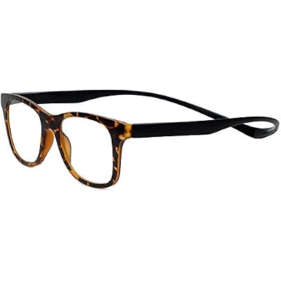 Magz Chelsea Classic Reading Glasses Tortoise Havana Gold MenWomen Readers Neck Hanging Magnetic Snap It Rear Connect