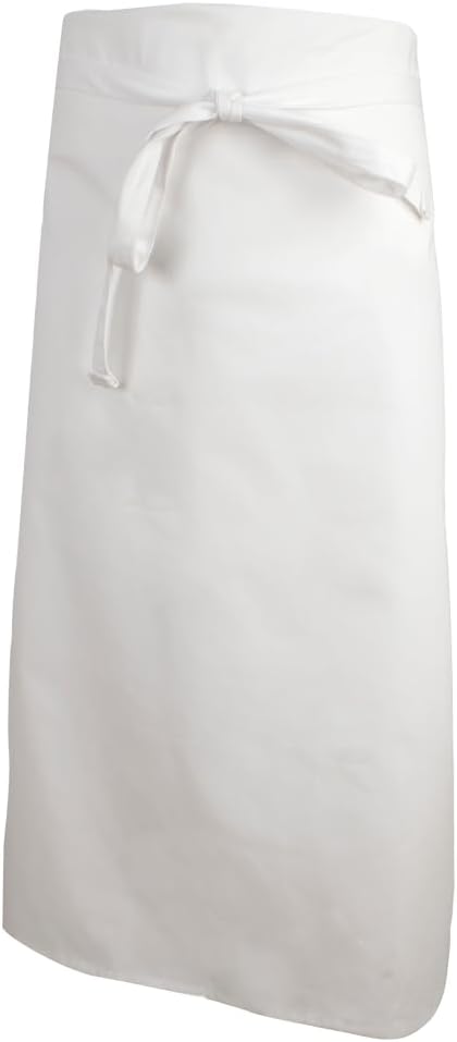 Mercer Culinary M61135WH 4-Sided Bistro Apron, White