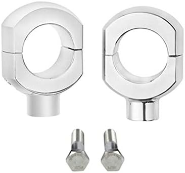 TCMT Motorcycle 2" Risers Handlebars Mount Clamp Universal Fit For Harley Touring Road Glide Street Glide Softail Sportster XL1200 XL883 Dyna Fat Bob With 2" Diameter Handlebar