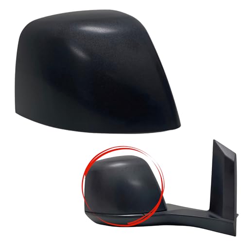 Spieg Passenger Side Mirror Cover with Large Housing for 2014-2023 Ford Transit Connect | Right Side Mirror Housing | Textured Finish Side View Mirror Cap Replacement for OE DT1Z-17D742-BA