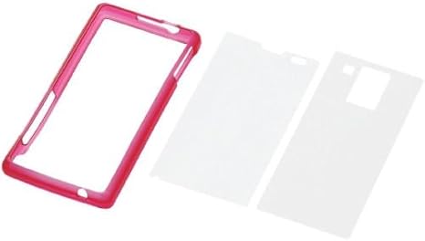 ELECOM Soft Frame for docomo AQUOS PHONE SH-13C with double sided protective film Pink PD-SH13UBPN