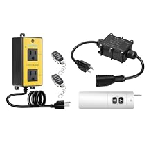 KTNNKG Remote Vacuum Switch 2 Outlets and 1 Outlet Bundle, Automatic Dust Collector Switch