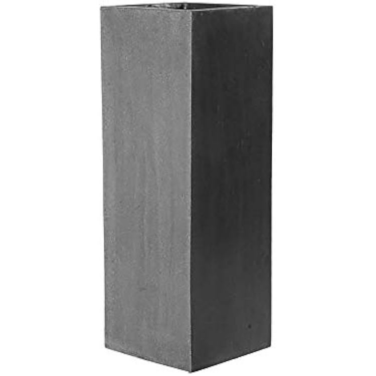 Cement Fiberstone Square Planter 39 H x 13.75 W x 13.75 L - Bristol Pot