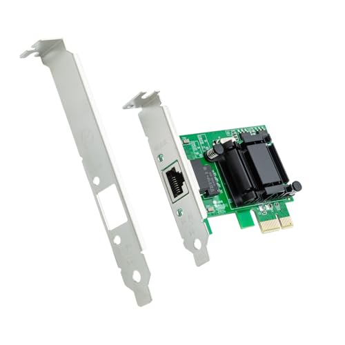 ipolex Network Card with Intel 82574L Chipset 101001000Mbps, 1G NIC Gigabit PCI-e Server Adapter, Compatible with Intel EXPI9301CT  EXPI9301CTBLK, Single Copper RJ45 Port, PCI-e X1