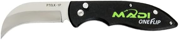 MADI PTOLK-1P OneFlip Lineman Knife (Pointed), Stainless steel