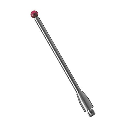 CMM Touch Probe Stylus M3 Thread Shank 3mm Diameter Ruby Ball Tip 40mm Length A-5003-0058