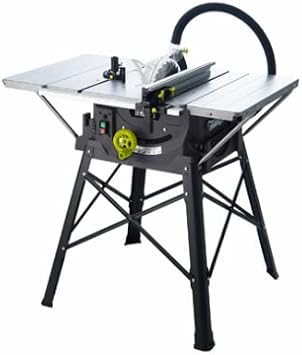 Master Mechanic M1T-KZ4-255 Table Saw + Stand, 15-AMPS, 4500 RPM, 10-in. - Quantity 1
