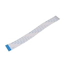 Flex Cable for Raspberry Pi Camera or Display White 40cm 15.7 2 Pack 2 Cables, White