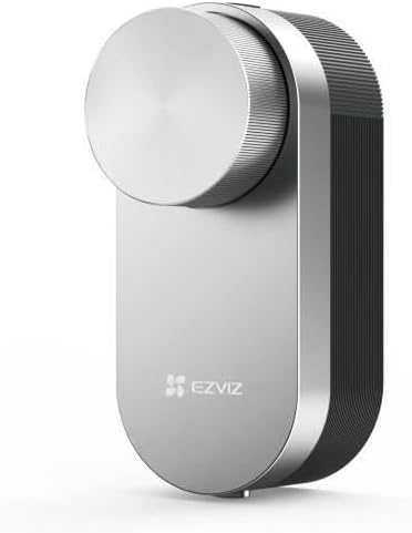 EZVIZ DLS01 Pro Smart Lock for Smart Home - Optimal Security with Stylish Design in Silver and Black