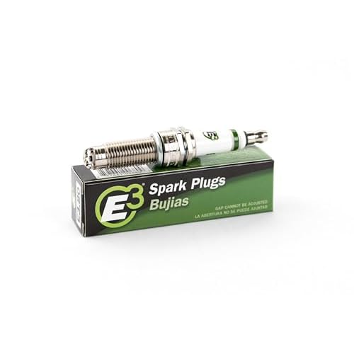 E3 Spark Plugs E3.80 Premium Automotive Spark Plug with DiamondFIRE Technology, 12mm, 1.000 Reach, Gasket Seat, Compatible with Late Model Import Applications, Pack of 1