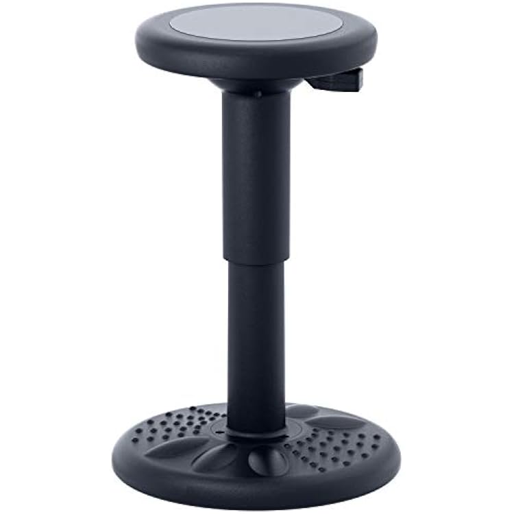 Studico ActiveChairs - Adjustable Wobble Stool - Flexible Seating for Kids, Improves Focus, Black