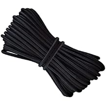 LIUSM 1/8-Inch (3mm) 10 Yards Black Heavy Stretch Round String Elastic Cord for DIY Crafting Sewing