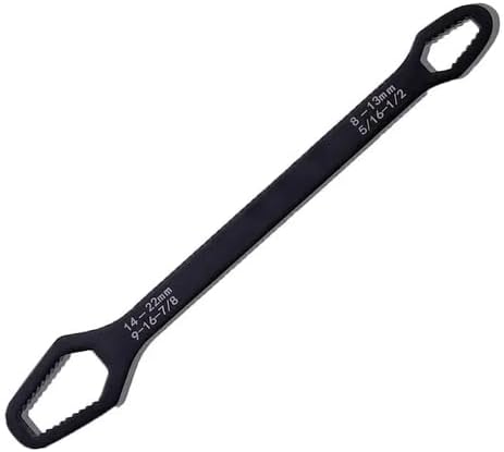 Çift Ağızlı Evrensel Kendinden Sıkma Çok Amaçlı Anahtar, İngiliz Torx Cırcır Anahtarı, 8-13/14-22 mm