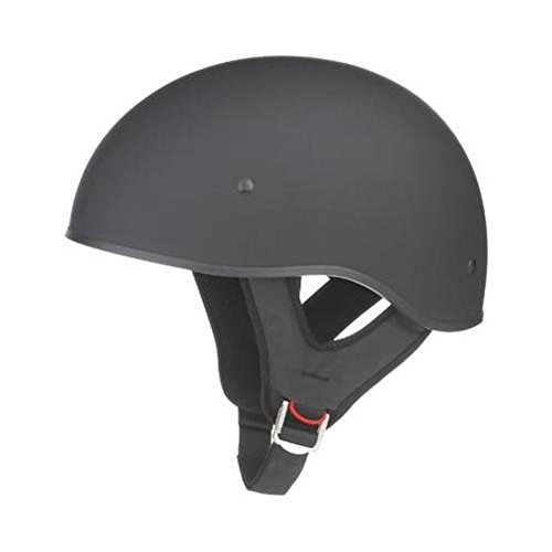 GMAX GM65 Naked Adult Half Face Street Motorcycle Helmet - Matte Black Small