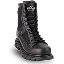Thorogood GEN-Flex2 8" Side-Zip Waterproof Tactical Boots for Men and Women - Lightweight Leather and Nylon with Slip-Resistant Outsole; EH Rated