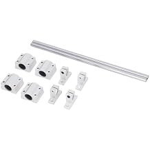 Linear Motion Rail, Sliding Rail Easy Installation Good Stability GCr15 C45 Carbon Steel for Equipment (10500)