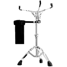 Snare Drum Stand,Snare Stand with Drum Sticks Holder for 10-15 Inches Snare Drum and Practice Pad, Double Braced Adjustable Height 17.7" to 25.5" (AQ-SDS-N01)