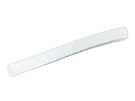 1pc Customizable PTFE Packing Gland Rope Seal - 6mm x 1m for Pump Sealing, High Pressure & Erosion Resistant