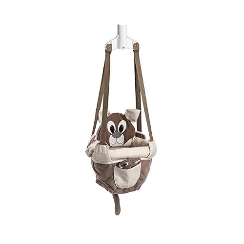 Evenflo Exersaucer Johnny Jumper Featuring Easy-to-Use Clamp Attachment for Quick and Tool-Free Set Up and Adjustable Straps to Customize The Height for Your Child, Roo