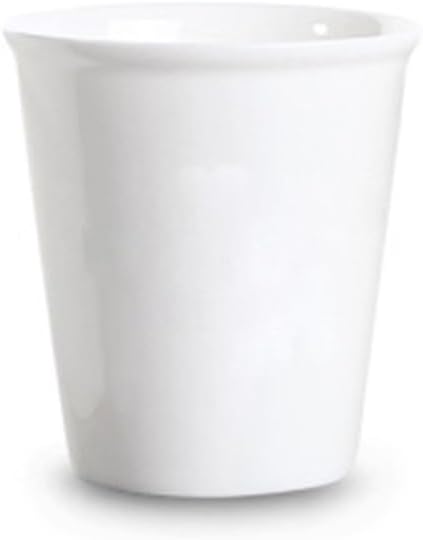 Paper Cup Design Ceramic Mug Eco-Friendly Reusable Cup, Minimalist Home & Office Use. White & 280 ml