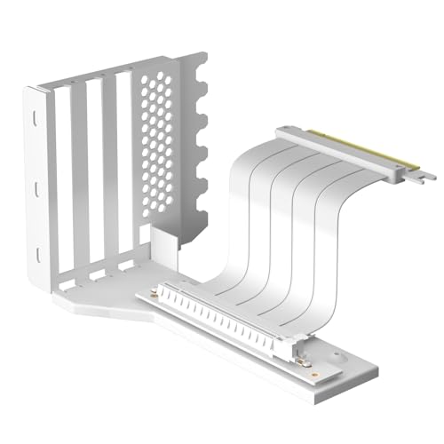 GLOTRENDS PCIe 4.0 2-Slot GPU Vertical Mount Bracket, Fully Open 7-Slot PCIePCI Bracket Panel for Installation