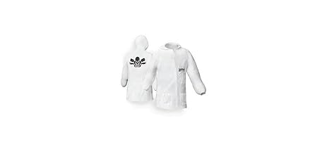 DeVilbiss DEV-803665 Reusable Lab Coat with Pullover Hood - Large