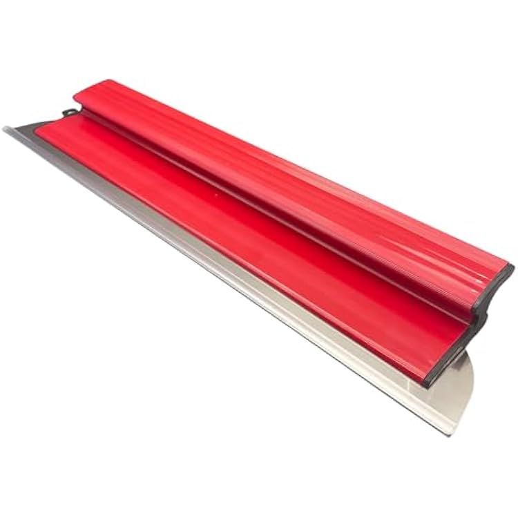 Drywall Skimming Blade 24 Inch, Smooth Finish, Precision 0.5mm European Stainless Steel Blade Replaceable,Drywall Skimming Blade Tool for DrywallWallboardPlasterboard