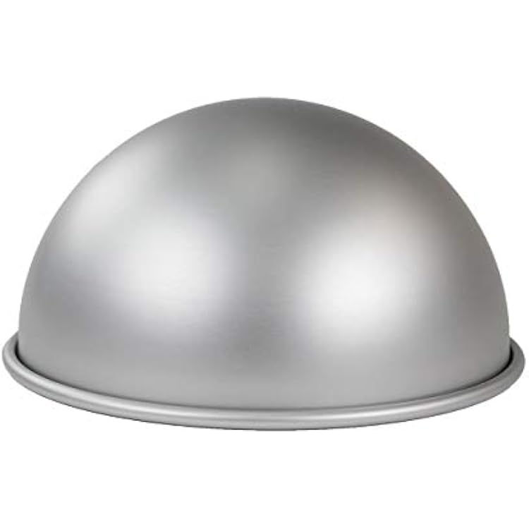 PME BALL084 Aluminum BallHemisphere Pan, 8 x 4-Inch