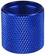 Aluminum Blue Color Thread Protector 9/16-24 TPI Thread 9/16" x24 TPI Thread Protector