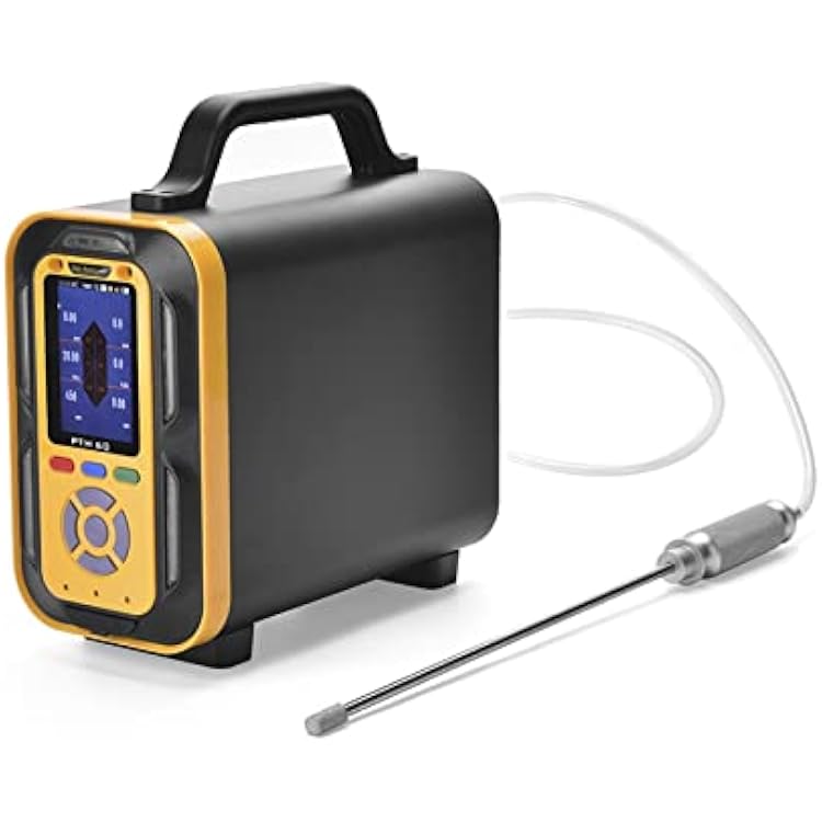 Gas Detector, Portable Carbon Monoxide Concentration Gas Leak Detector With Alarm Tester,Range 0-1000ppm, 0-5000ppm, Includes Carrying Case for Fast Gas Leak Detection0-5000ppm