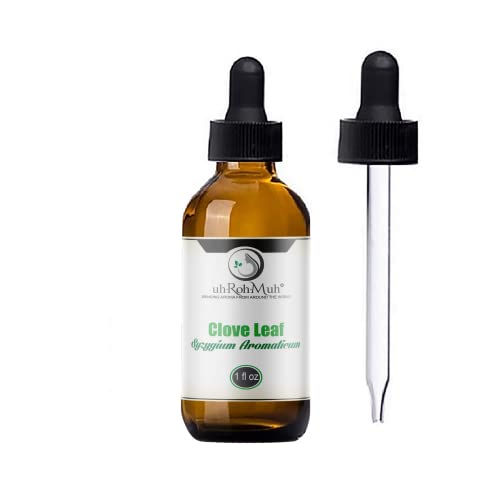USDA Certified Organic Clove Leaf Essential Oil || Pure || Organic || 1oz wPipette