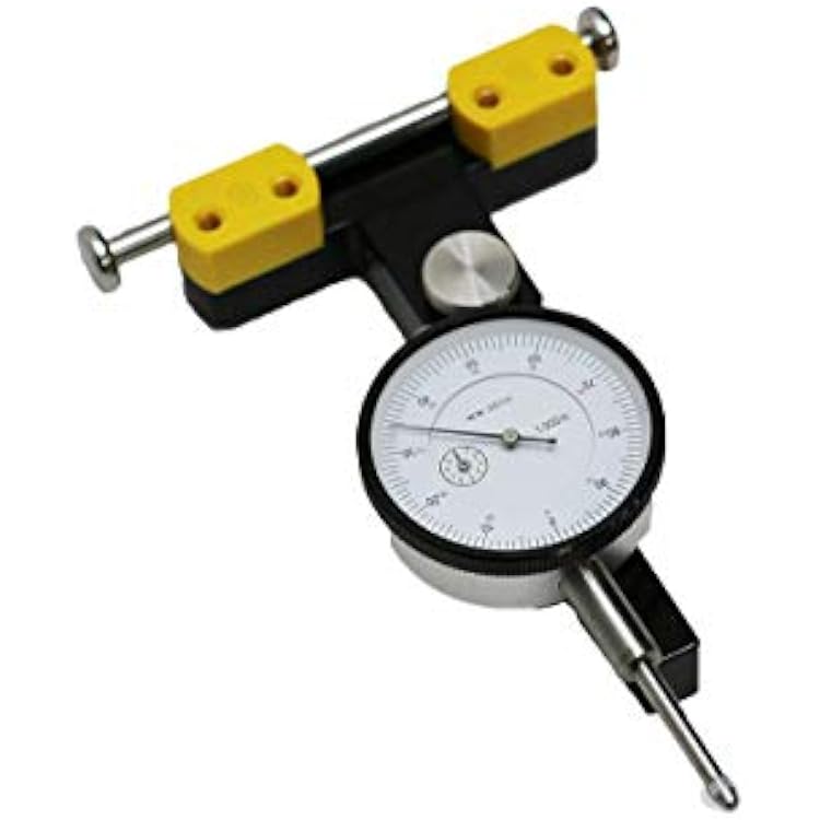 Magswitch T32241 Universal Saw Gauge Dial Indicator Tool, 2-in-1 Miter Slot to Table Saw Blade Alignment Guide Calibrator & Table Saw Micro Measuring Adjustment