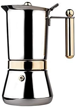 Vev-Vigano Vespress Oro 4-cup Stainless Steel Stovetop Espresso Maker