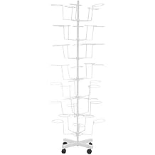 7-Tier Hat Stand Rotating Hat Rack Spinner Hat Display Stand Metal Hat Rack Display Adjustable Cap Rack Free Standing Hat Hanger Organizer Free Standing for Caps Door Wall Baseball Caps Multiple Hats