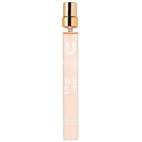 Ellis Brooklyn WEST Eau De Parfum Travel Spray - Blood Orange Pear Blossom Vetiver - Clean Vegan Non Toxic Unisex Fragrance - 10 ml