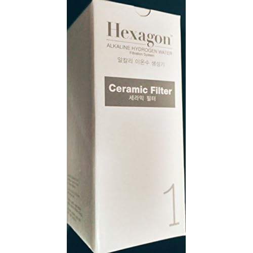 Valued Trade Hexagon Alkaline Water Filtration System 2 Cartridge 1 Cylinder Case and Lid Not Included