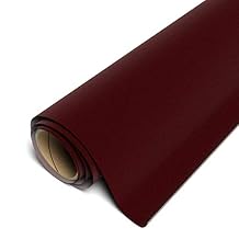 Siser StripFlock Pro HTV 12"x1yd Roll (Burgundy) - Textured Heat Transfer Vinyl - for use with Siser, Cricut and Silhouette Cutters - CPSIA Certified