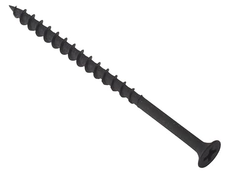 ForgeFix Drywall Screws Coarse Thread | 3.5 x 42mm | Black Phosphate | Box 200