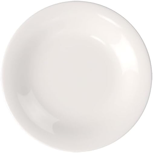 Villeroy & Boch New Cottage Basic Salad Plate, 8.25 in, Premium Porcelain, White | White porcelain breakfast plate, timeless curved design, made in Germany, dishwasher and microwave safe, great for breakfast