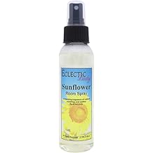 Sunflower Room Spray, 2 Ounces, No Artificial Colors, Parabens, or Preservatives - Fragrant Aromatic Room Mist For Home, Room, Office
