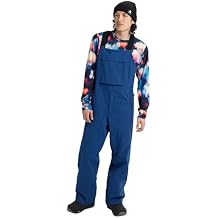 Burton Mens Reserve 2-Layer Bib Pants Waterproof Winter Snowboard Bib Pants Perfect for Layering