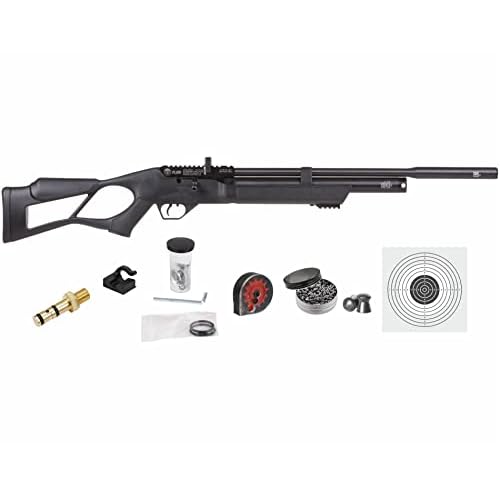 Hatsan Flash QE QuietEnergy AirRifle with Pack of Pellets and 100x Paper Targets Bundle