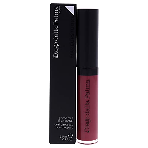 Diego dalla Palma Makeupstudio Geisha Matt Liquid Lipstick - Incredibly Creamy Texture - Non-Dusty Matte Finish - Soft And Luscious Lips - Hyper-Velvety And Intense Color - 11 Anime Rose - 0.2 Oz
