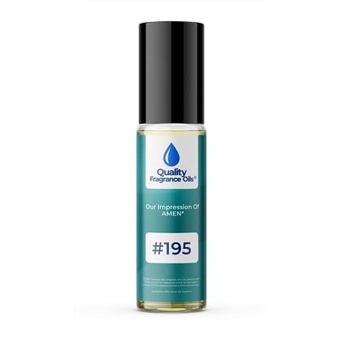 Quality Fragrance Oils Amen for Men Impression #195 | Long-Lasting Perfume Oil, Alcohol-Free, Strong Scent, 10ml Roll-On | Affordable Alternative to Designer Fragrances
