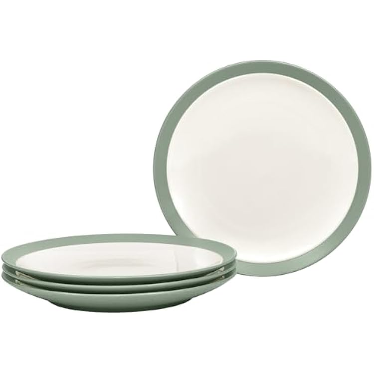 Noritake Colorwave GreenSet of 4 Curve Salad Plates, 8-12