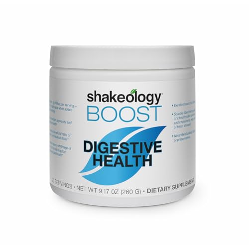 BODi Digestive Health Boost Fiber Supplement - Supports Gut Health & Regularity - Chicory Root, Pea Fiber, Psyllium Husk - Heart Health Benefits with Chia & Flaxseed, 7g Fiber per Serving, 20 Servings