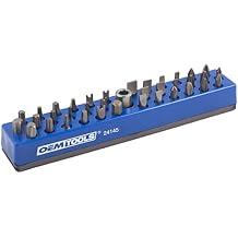 OEMTOOLS 24144 36 Piece Magnetic Hex Bit Holder, Hex Bit Organizers, Magnetic Organizer Mounts to Metal Surfaces, Non Marring Hex Bit Storage, Green