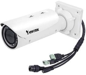 VIVOTEK IB9371-EHT 3MP WDR Pro IR Extreme Weather Proof PoE Outdoor Network Bullet Camera, RJ45 Connections