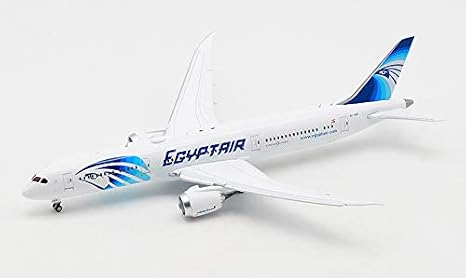 JC Wings EGYPTAIR for Boeing 787-9 SU-GER Flaps Down 1/400 diecast Plane Model Aircraft